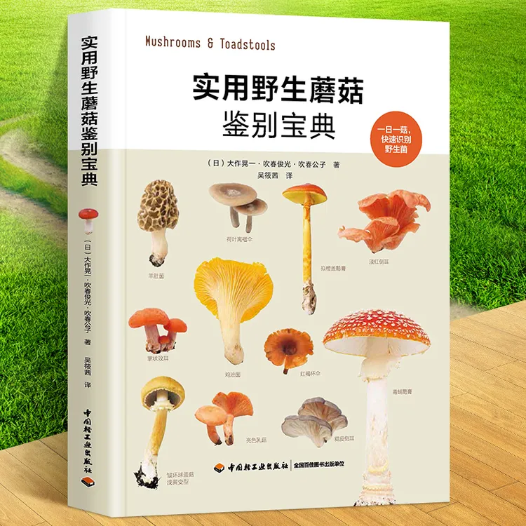 实用野生蘑菇鉴别宝典大作晃吹春俊光野生蘑菇使用图鉴书籍