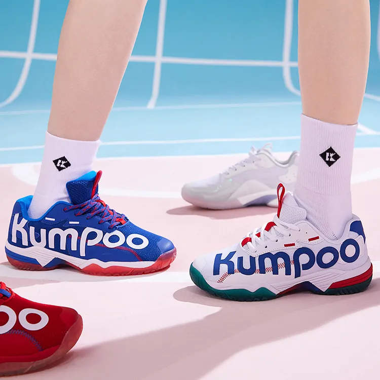 KUMPOO/薰风光轮羽毛球鞋缓震透气防滑轻便入门羽球鞋男女款D72达
