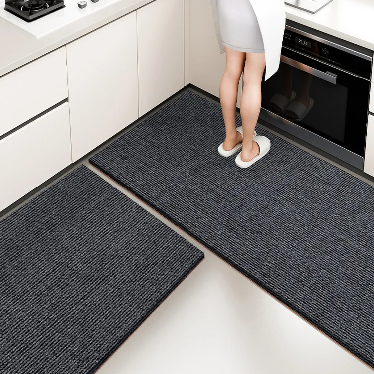 厨房地垫防滑防油防脏防水门口专用吸水垫子L形整铺门口可擦免洗