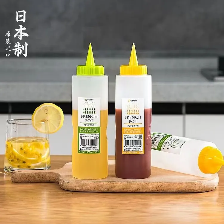 NAKAYA日本进口挤酱瓶调料瓶果酱沙拉酱瓶烧烤芥末酱油醋调料罐