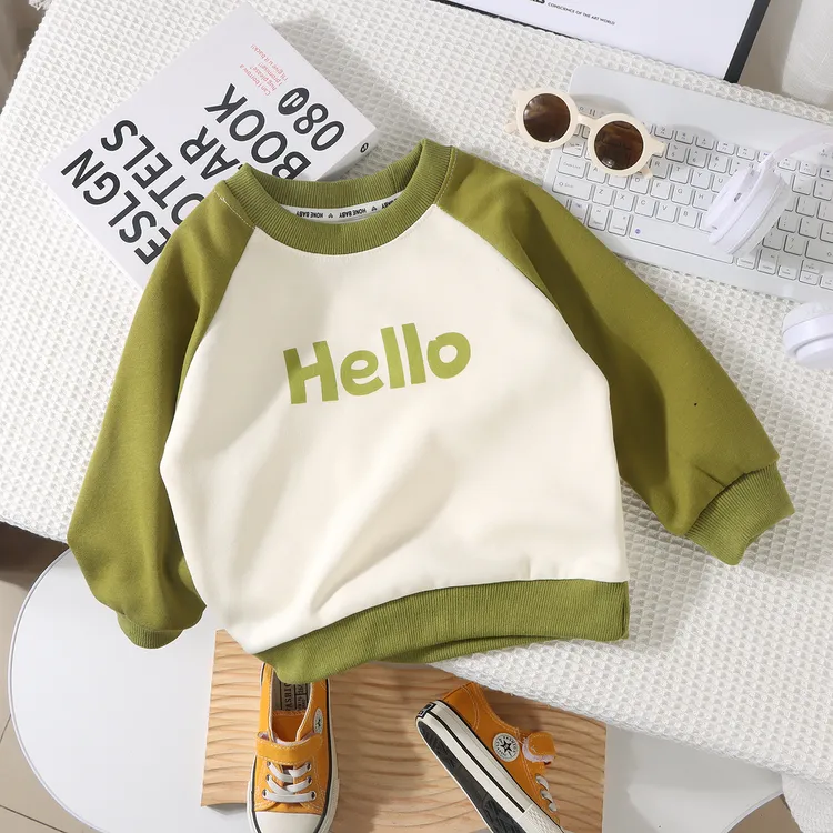 新款儿童卫衣宝宝春秋冬季圆领套头韩版男童女童时尚洋气打底长袖