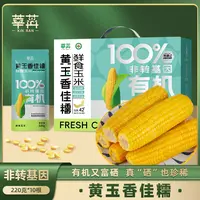 100%非转基因鲜食玉米真空包装礼盒富硒有机黄玉香佳糯220g*10穗