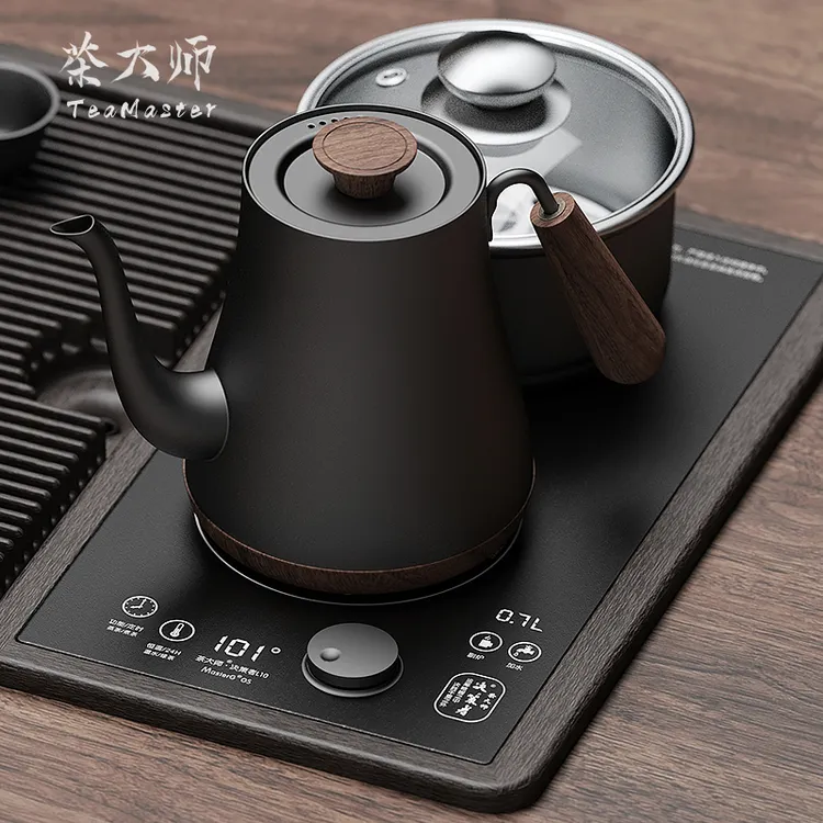 茶大师の决策者L系T95办公室茶台烧水壶一体底部上水日式泡茶茶壶