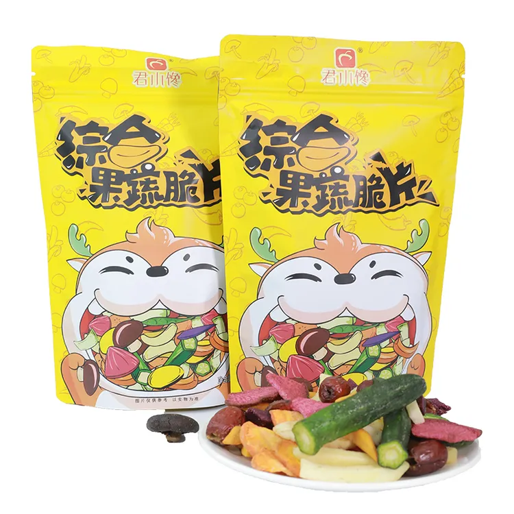 君小馋综合果蔬脆100g*6蔬菜干水果干蔬果干混合装果蔬片整箱零食