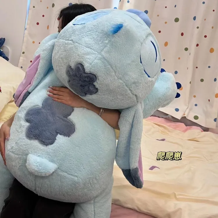 可爱趴趴瞌睡史迪仔抱枕玩偶抱枕史迪仔玩偶陪睡超软柔软生日礼物