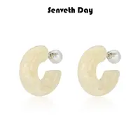 Senveth Day 铜合金耳饰 棕麓耳钉时尚简约百搭小众个性女生耳环