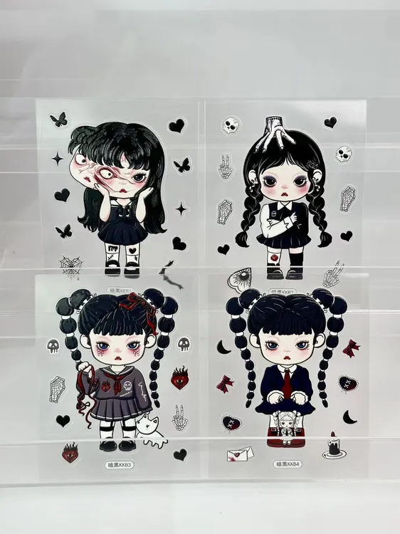 【小卡贴纸C版C1-C48】可爱手账贴纸冰箱贴