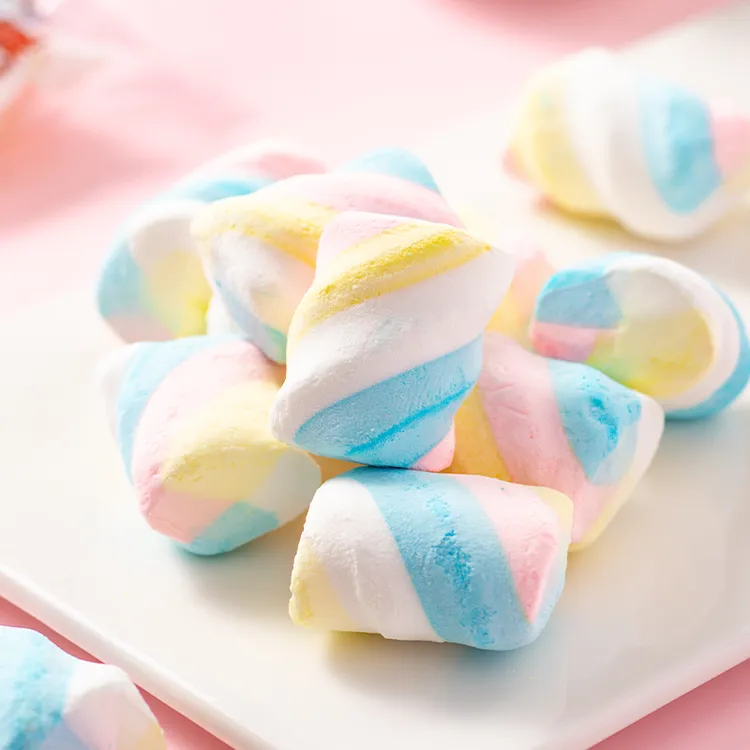 【拍2件发50袋】冻干棉花糖网红酥脆解馋零食独立包装糖果小鹤同学