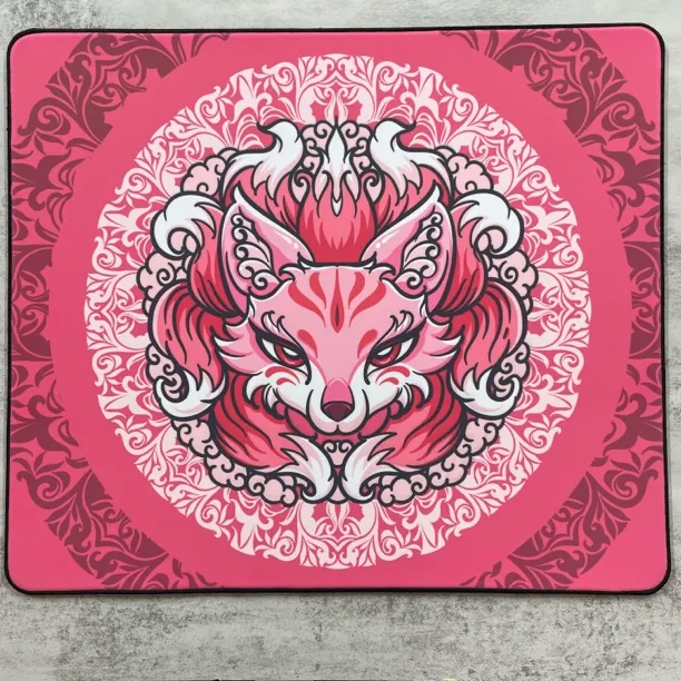 《119同款》目目牛彩虹大号镀膜鼠标垫橡胶完全防水防潮