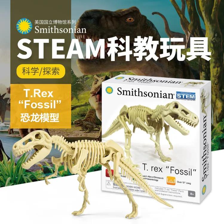 STEAM科教益智玩具 恐龙模型 科学实验套装拼装玩具教具生日礼物