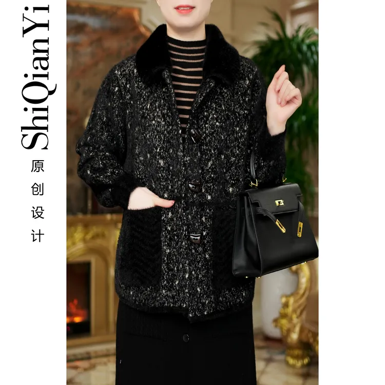 特！门店福利款！秋冬新款百搭针织开衫女外套毛衣遮肉显瘦A1467