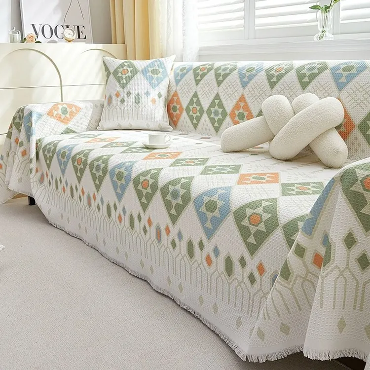 北欧沙发巾盖布沙发套罩全包全盖四季通用沙发垫夏季毯子防滑盖毯