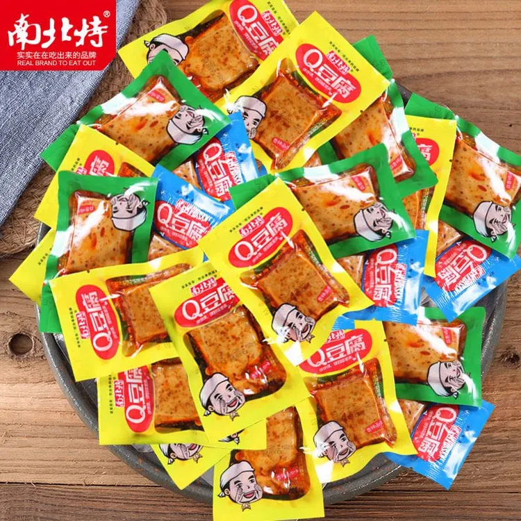 南北特嫩q豆干湖南香辣麻辣蒜香味小零食煲剧小吃观赛搭子