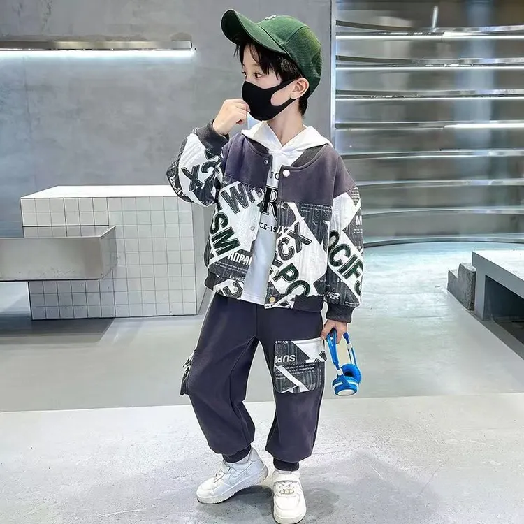 中大童儿童外套春秋款时尚洋气童装春款男童休闲男孩帅气炸街韩版
