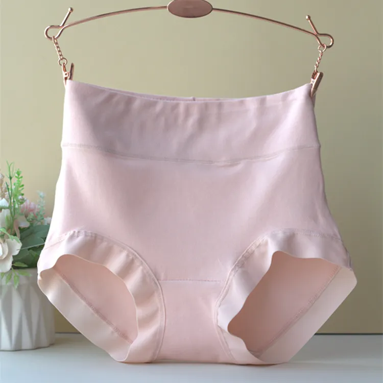 高腰内裤女士纯棉裆收腹提臀包臀透气舒适三角裤头外贸出口内裤