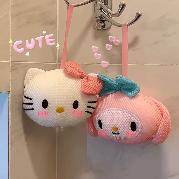 家用个人清洁起泡沐浴球可爱高颜值浴花球柔软不散花起泡洗澡神器