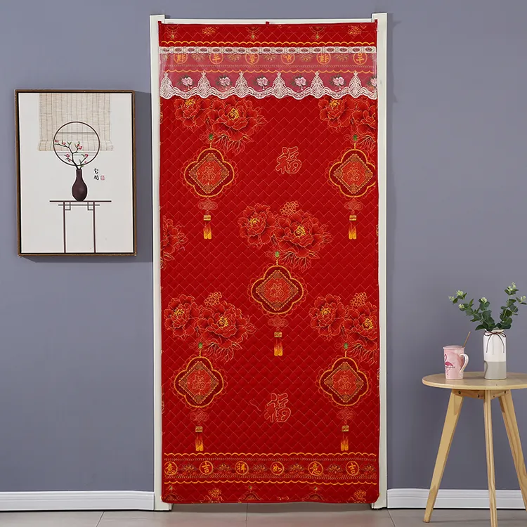 冬季棉门帘加厚门帘子防寒御寒挡风棉门帘隔音保暖入户棉门帘隔断