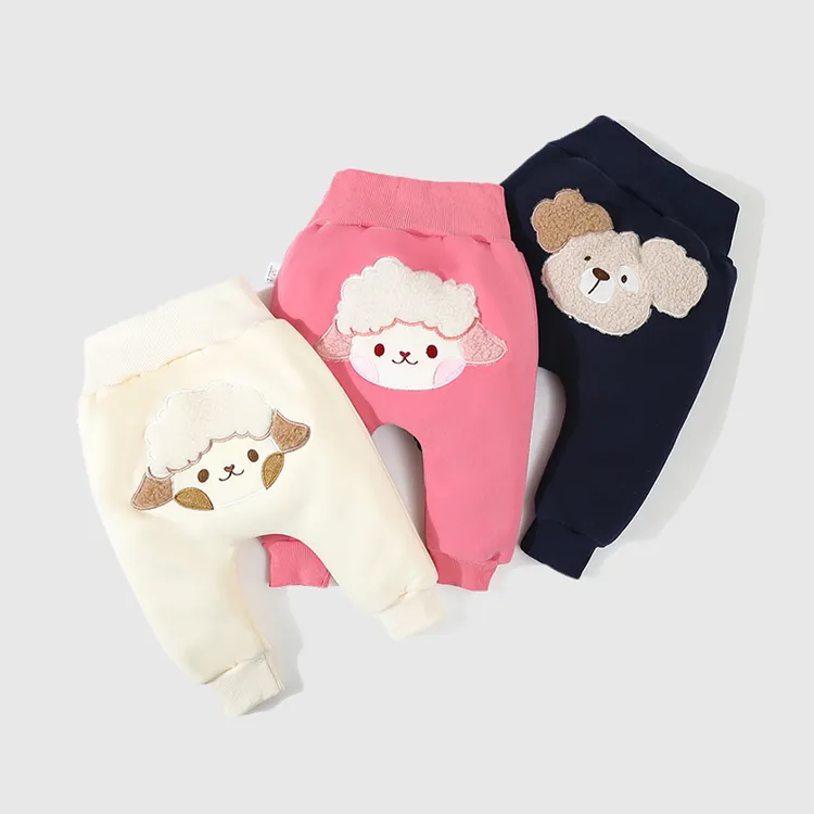 婴儿屁屁裤冬季新生儿大PP裤小童冬装女童保暖裤子儿童男宝宝长裤