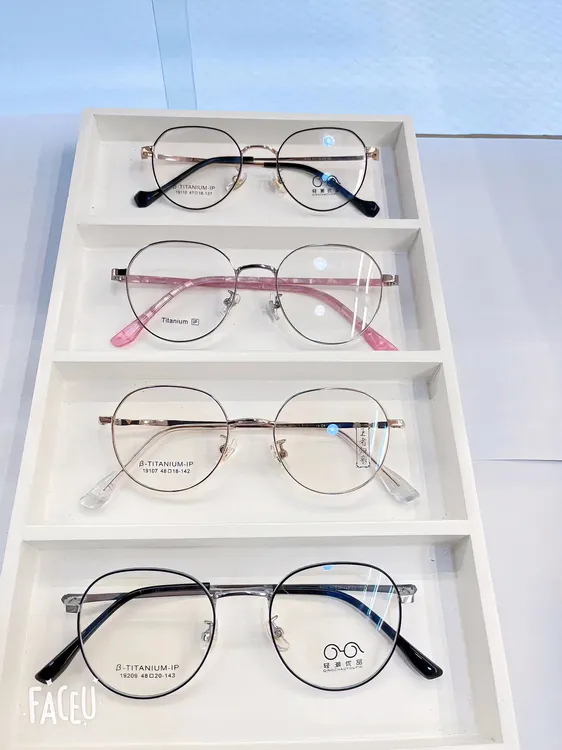 时尚复古钛架经典百搭潮流网红超级好戴钛架轻盈舒适好看又好戴的