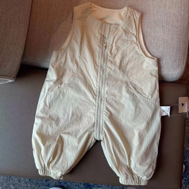 儿童冲锋衣加绒三防背带裤2025卡通背带裤婴儿童小童女童连体衣服