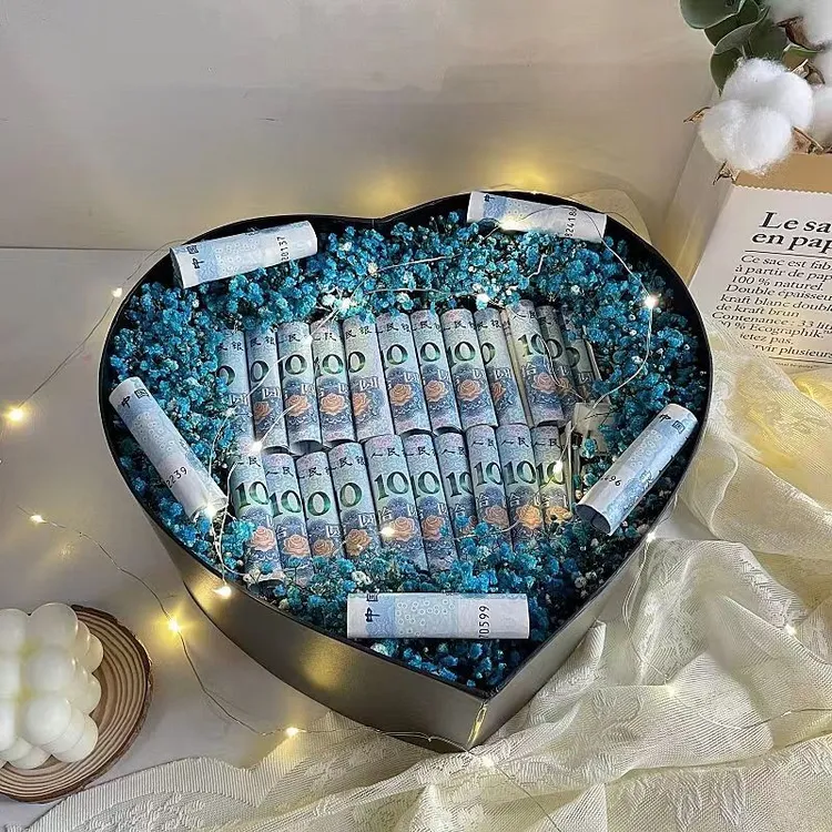 爱心玫瑰花盒防水礼盒水果鲜花礼盒diy告白心型塑料加厚空盒子