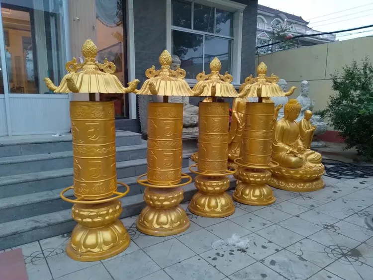 转经轮，转经筒工艺品，铸铜转经轮