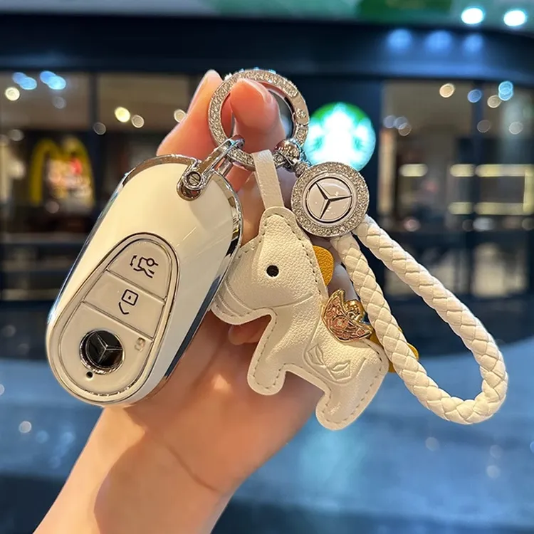 奔驰22款新C级钥匙套C200L壳C260L新S级S400L包S450L车迈巴赫扣女