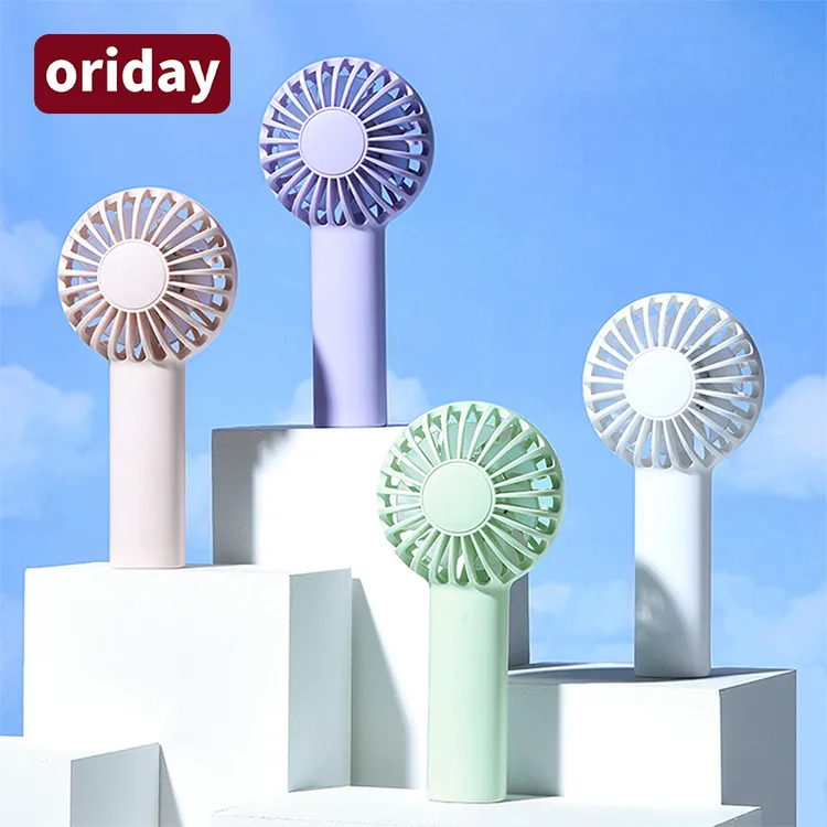 oriday出口转内销 泡泡mini手持风扇耐用usb可充电静音便携冰敷