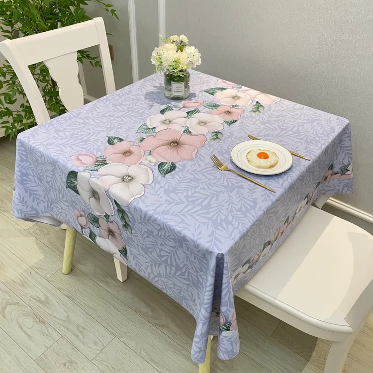 正方形桌布防水防油防烫免洗PVC餐桌布方桌桌布八仙桌麻将桌台布