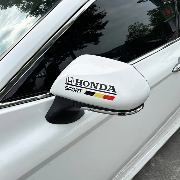 汽车后视镜贴纸倒车镜贴纸网红爆款遮挡划痕贴个性创意标贴