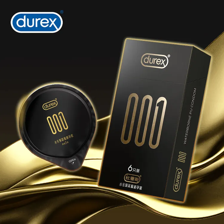杜蕾斯001水性经典杜杜黑金001聚氨酯避孕套超薄水润超薄润滑安全套