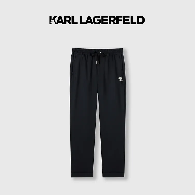【官方男装】KARLLAGERFELD卡尔拉格斐正品休闲裤老佛爷M22X1005