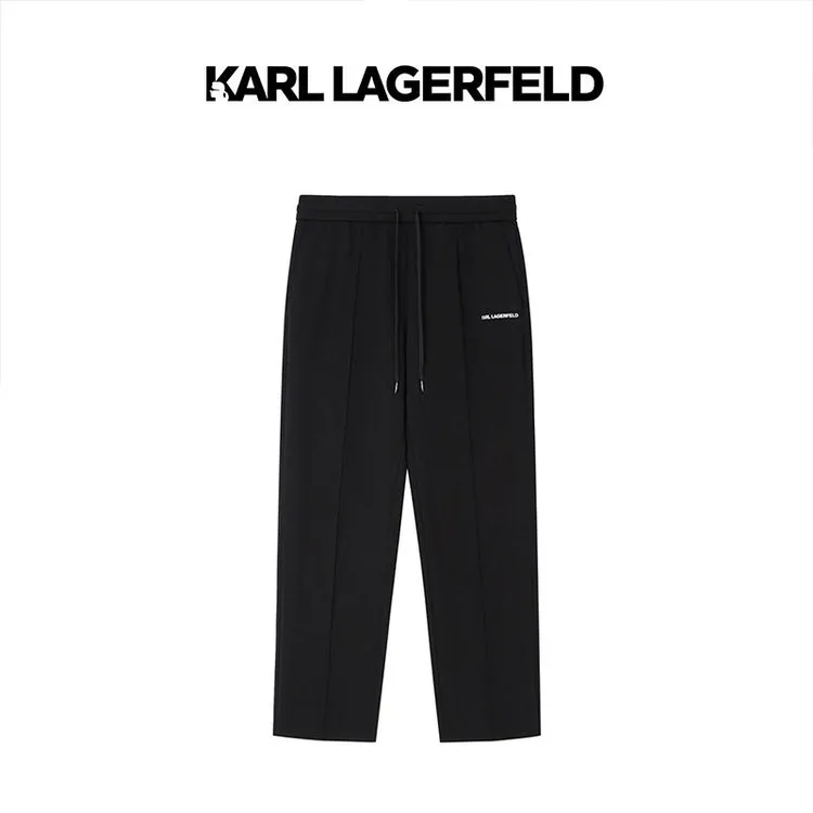 【官方男装】KARL LAGERFELD卡尔拉格斐直筒针织裤老佛爷237M1061