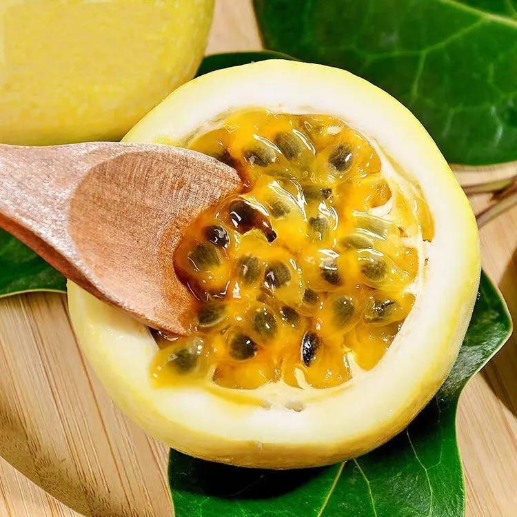 贵州从江榕江村超头茬黄金百香果钦蜜9号应季新鲜水果香甜多汁