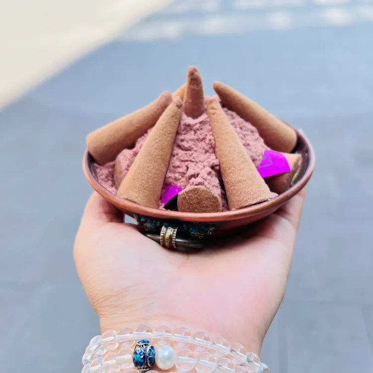 烟供食子五色布锥香甘露香火烟供三红三白三甜冥想藏香