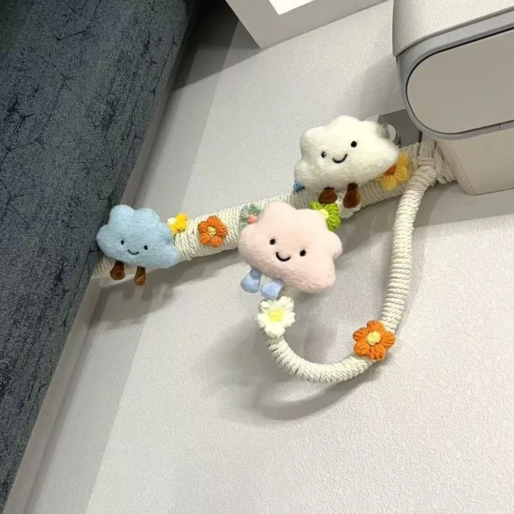 空调管子装饰遮挡棉线麻绳下水管道美化仿真花藤暖气管燃气管遮丑