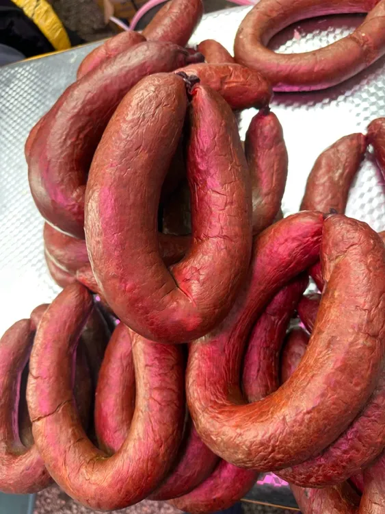 （碎肉）马肠子 熏马肠 熟的