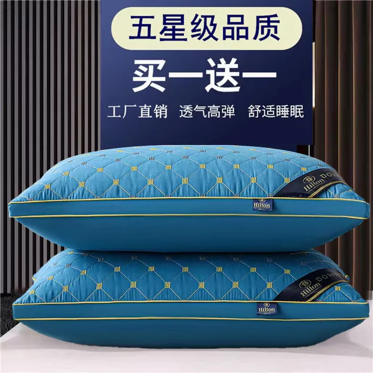 【买一送一】枕头枕芯五星酒店枕成人家用学生宿舍立体真空助眠枕