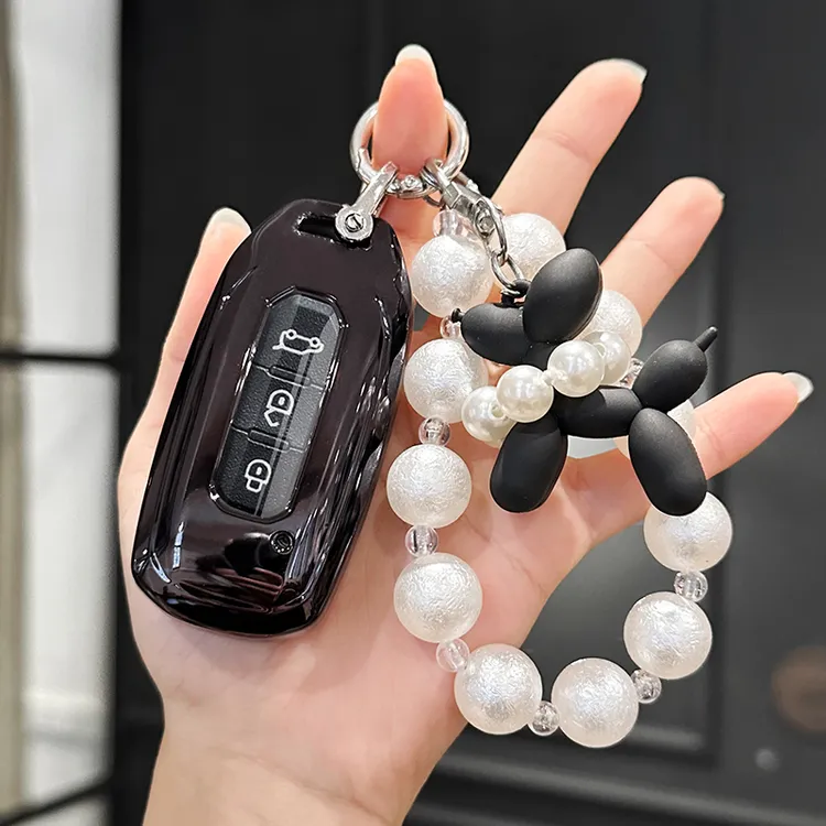 江铃福特领界钥匙套s/ev2023款域虎7/9汽车用品驭胜350包网红壳扣