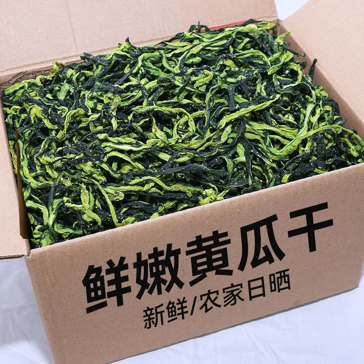 黄瓜干农家凉拌菜干货特产农产品农家脱水蔬菜干黄瓜条新货脆嫩商品图