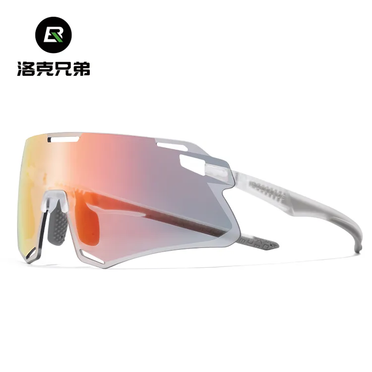 洛克兄弟骑行眼镜变色自行车护目镜防风沙跑步运动公路车眼镜男女