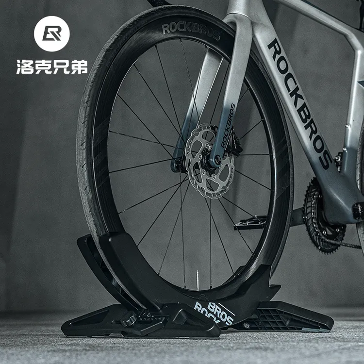 洛克兄弟公路车停车架展示架固定停车支架可调节家用自行车停车架