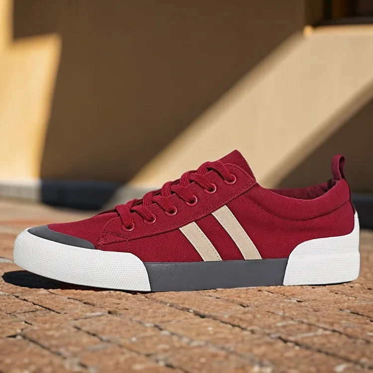 春季低帮百搭帆布休闲透气低帮板鞋老北京布鞋男款痞帅男士#019