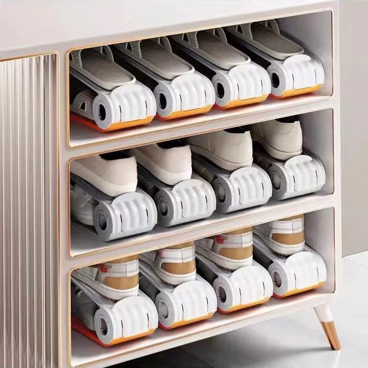 家用款双层鞋架鞋托架放鞋可调节鞋拖支架鞋柜省空间鞋子收纳神器