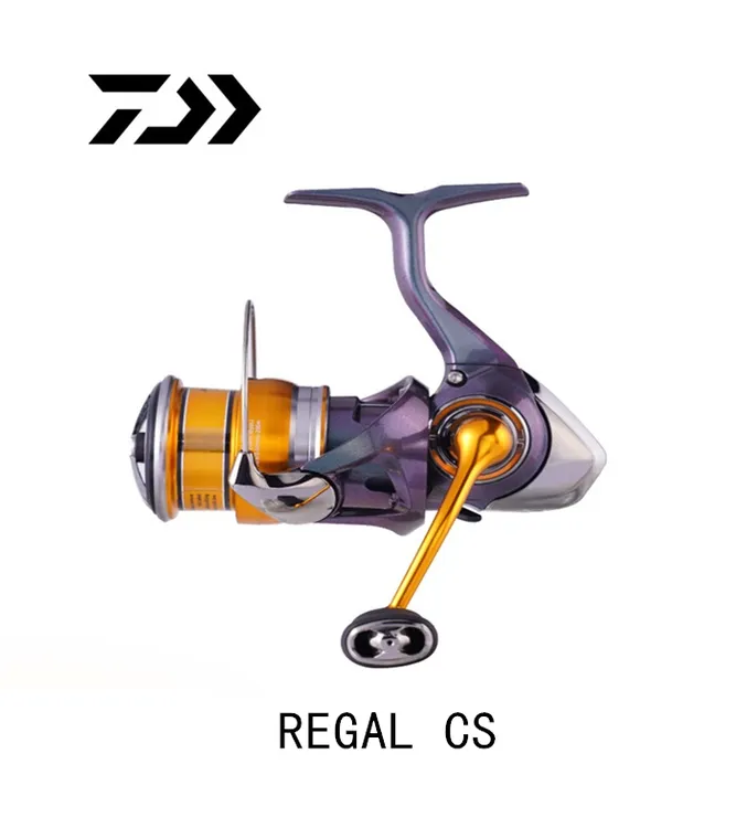 达亿瓦24新款REGAL瑞格斜口纺车轮金属线杯路滑路亚轮10轴渔轮