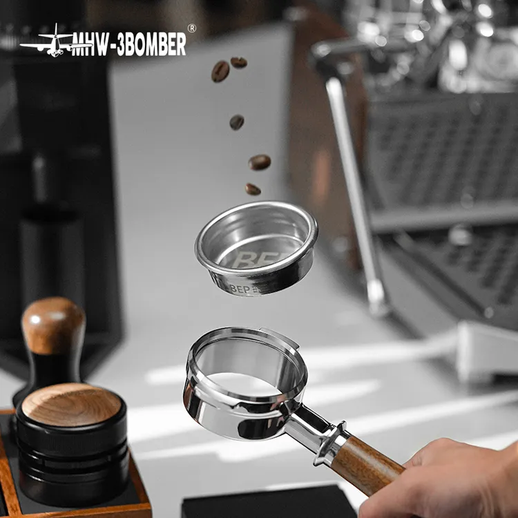 MHW-3BOMBER/轰炸机BEP蝴蝶粉碗2.0双层精密粉碗58mm通用咖啡手柄