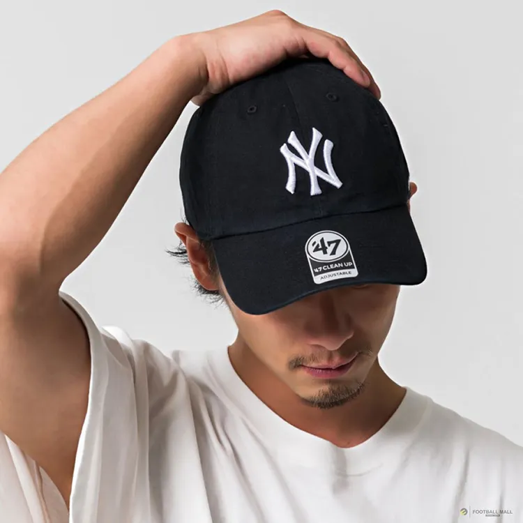 美国47brand美职棒球帽鸭舌帽遮阳帽软顶NY/LA刺绣户外防晒 