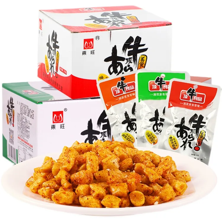 35g东旺顶牛素牛筋辣条三口味混搭麻辣小吃传统儿时零食网红面筋