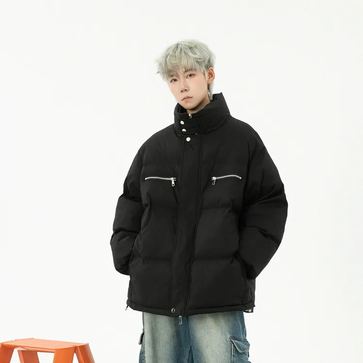 Jaaniste冬季面包服男潮牌加厚棉服情侣潮流立领防寒保暖棉衣外套