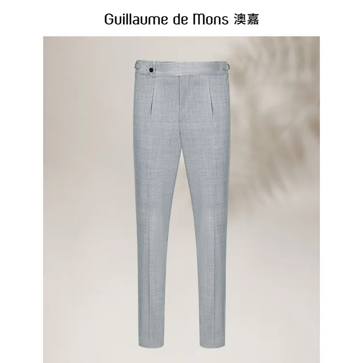 【可机洗羊毛】西裤男商务正装休闲西装裤男款裤子男士那不勒斯长裤